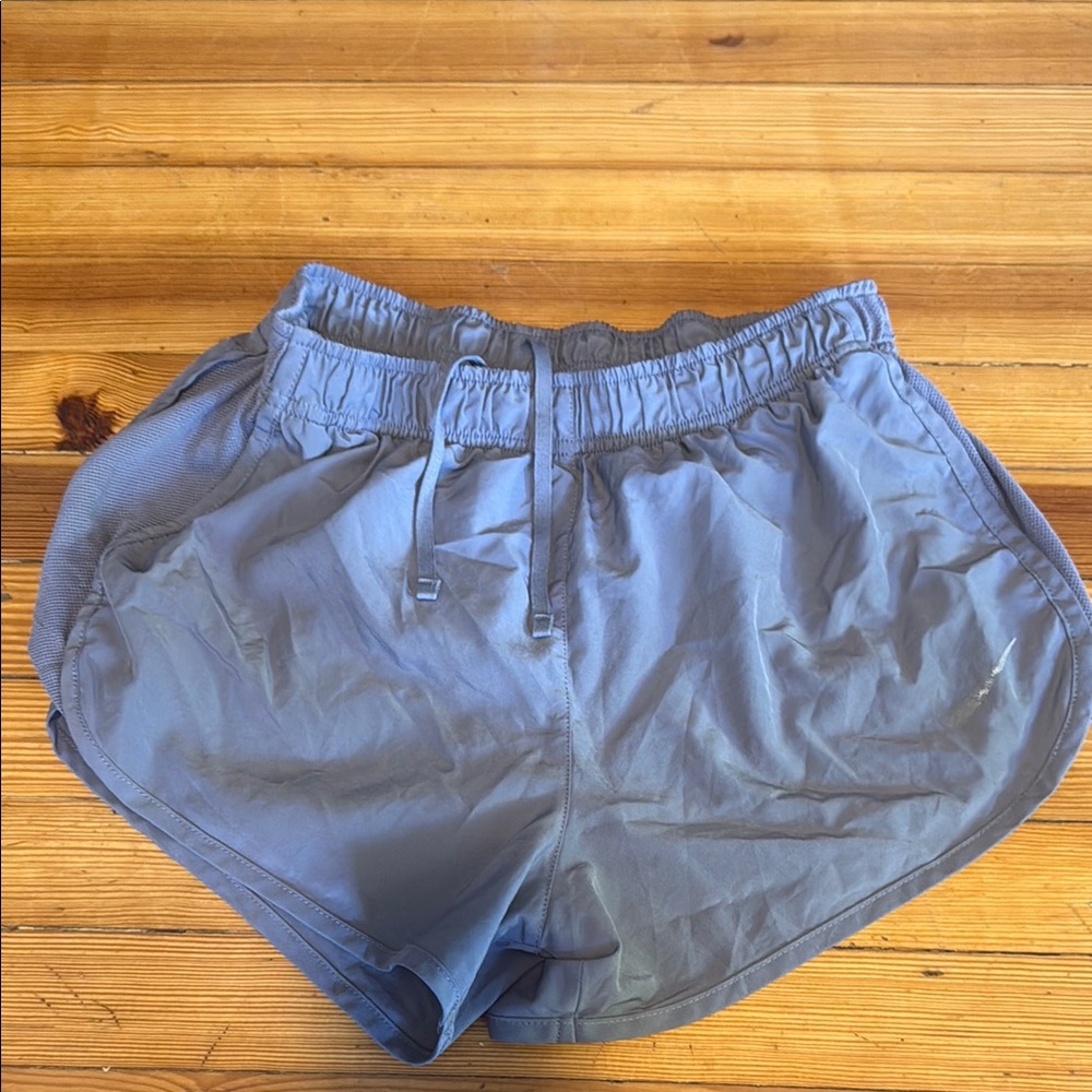 Nike - Women’s Grey Athletic Shorts Lightweight Elastic Waist - Medium